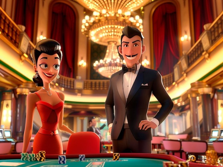Antarmuka meja American Roulette langsung di aplikasi mobile duniavegas